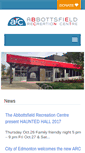 Mobile Screenshot of abbottsfieldreccentre.com